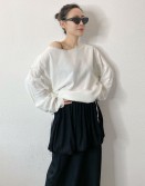 White Off Shoulder Relaxing Top #250316